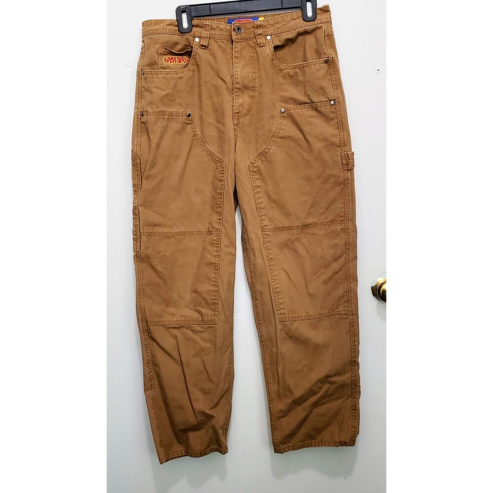 Empyre Jeans Camel Utility Inspired Pants Sz. 30 Streetwear Y2K Gorpcore Skate